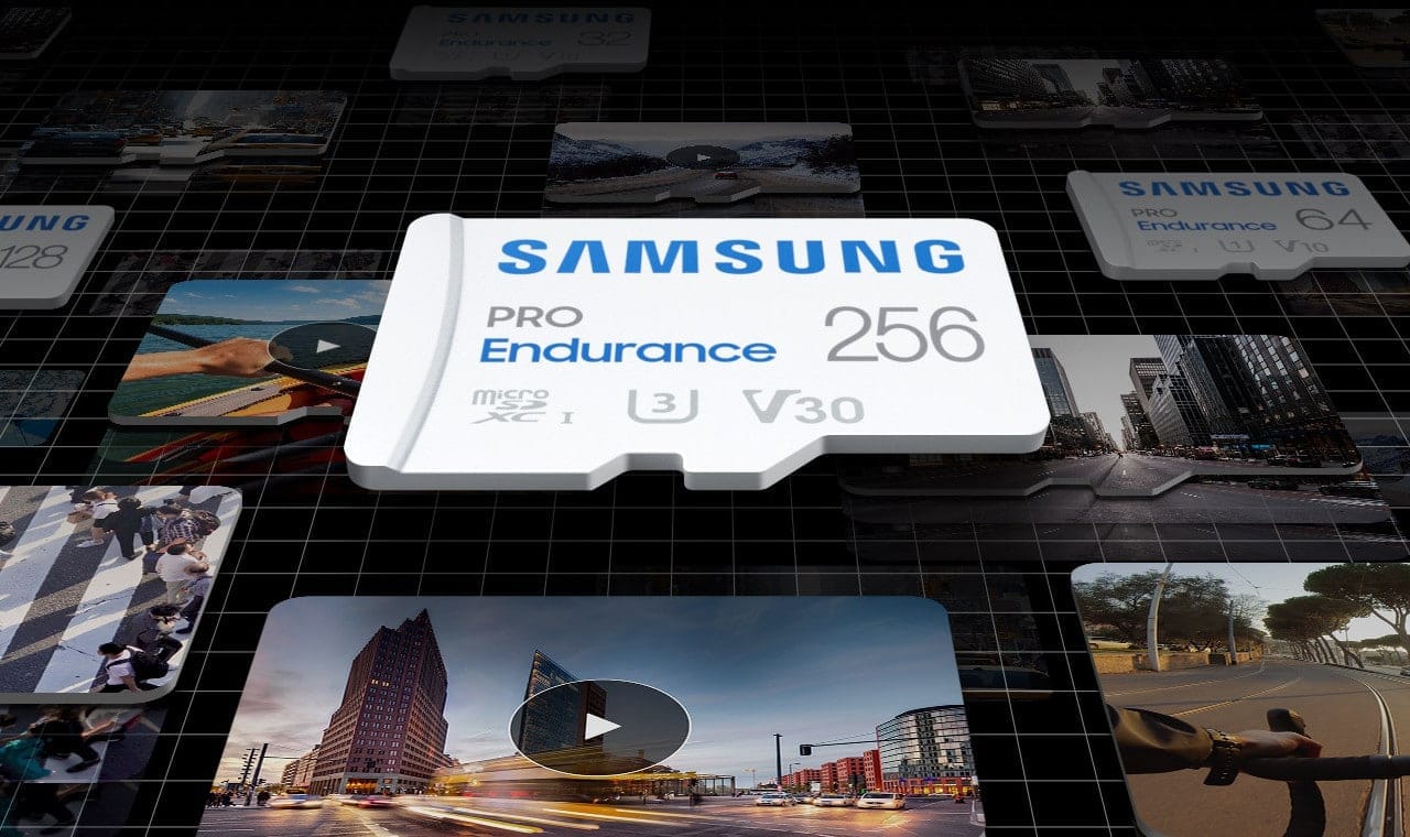 سامسونگ از کارت حافظه‌های MicroSD با نام PRO Endurance برای دوربین‌های امنیتی رونمایی کرد