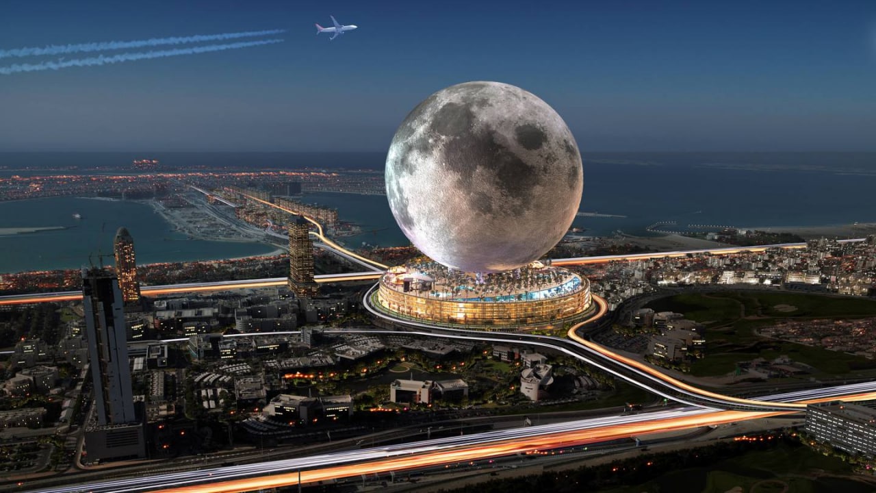 دبی با هزینه 5 میلیارد دلاری، ماه مصنوعی می‌سازد