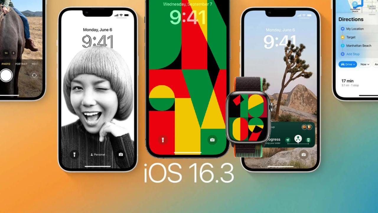 اپل بهروزرسانی iOS16.3 را منتشر کرد