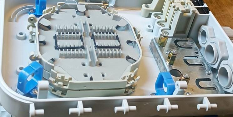 اتصال فیبرهای نوری به وسیله محصول تولید شده توسط دانش بنیان