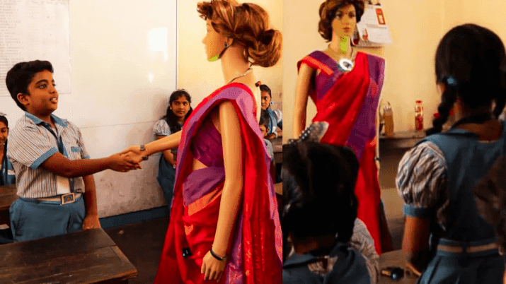 اولین ربات معلم مجهز به هوش مصنوعی در هند تدریس کرد.